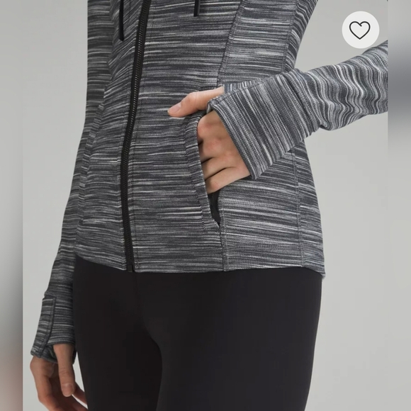 Lululemon Athletica Charcoal Striped Hoodie - Picture 3 of 13